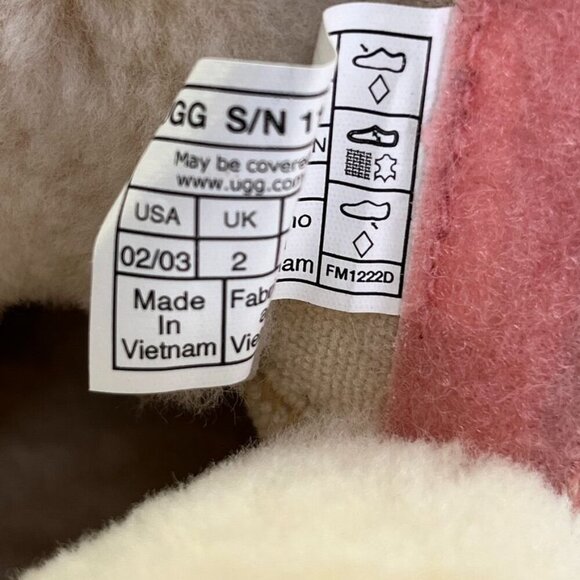 UGG® Keelan II Boot  Baby Size 2/3 in Metallic Glitter, Pink Hook & Loop Closure - Picture 9 of 15